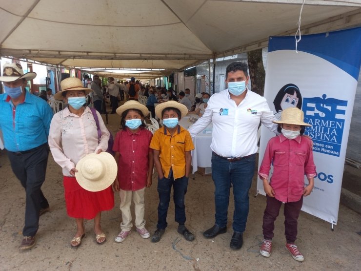 Habitantes de San Luis, Aipecito y Chapinero recibieron los servicios de la ESE Carmen Emilia Ospina