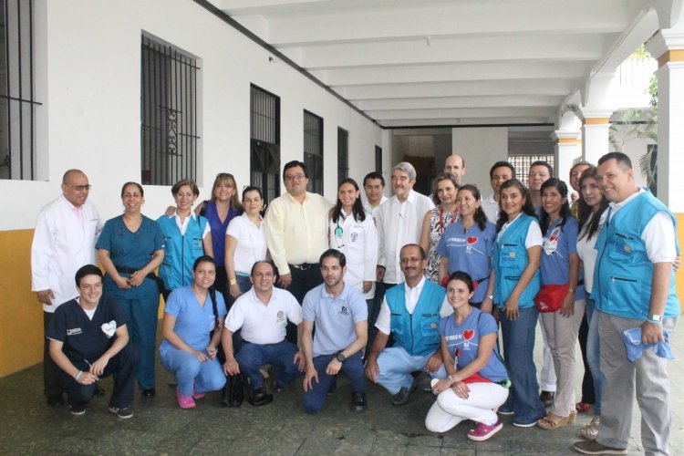 La E.S.E Carmen Emilia Ospina apoyó brigada de niños enfermos del corazón