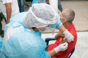 60 habitantes en condición de calle en Neiva fueron vacunados contra el COVID-19