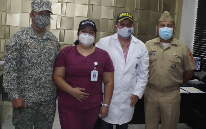 Armada Nacional Rindi&oacute; Homenaje a Personal M&eacute;dico de la ESE Carmen Emilia Ospina