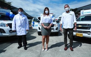 E.S.E. Carmen Emilia Ospina Recibió de la Alcaldía de Neiva Tres Nuevas Ambulancias Completamente Dotadas