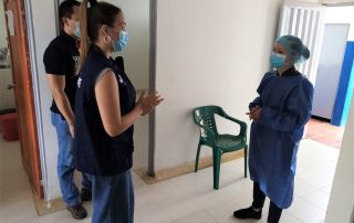 E.S.E. Carmen Emilia Ospina Supervisa el uso Adecuado de Elementos de Protección Personal
