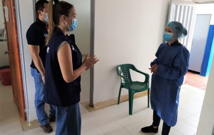 E.S.E. Carmen Emilia Ospina Supervisa el uso Adecuado de Elementos de Protecci&oacute;n Personal