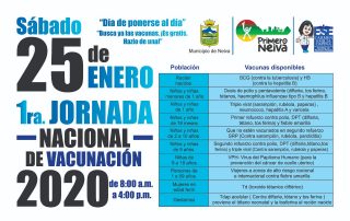 ESE Municipal se Vincula a la Primera Jornada Nacional de Vacunación 2020