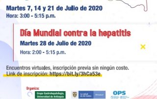 Conmemoración del Día Mundial Contra la Hepatitis 2020 "Un Futuro Libre de Hepatitis"