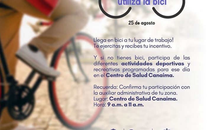 Celebra con Nosotros el d&iacute;a de la Bicicleta &iexcl;Mu&eacute;vete Diferente, Utiliza la Bici!