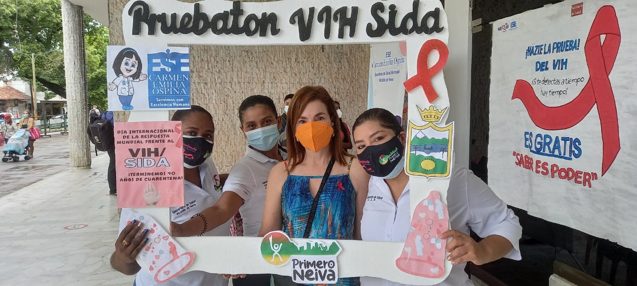 Alcaldía de Neiva Continúa Campaña de Toma de Pruebas para Detectar el VIH-SIDA