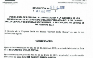 Convocatoria a elecciones