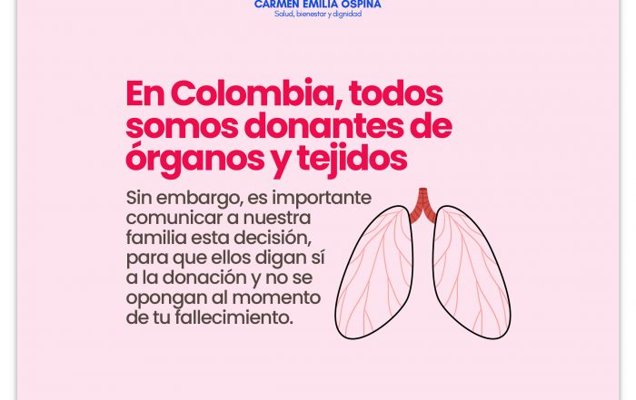 Campa&ntilde;a de donaci&oacute;n de &oacute;rganos y tejidos.