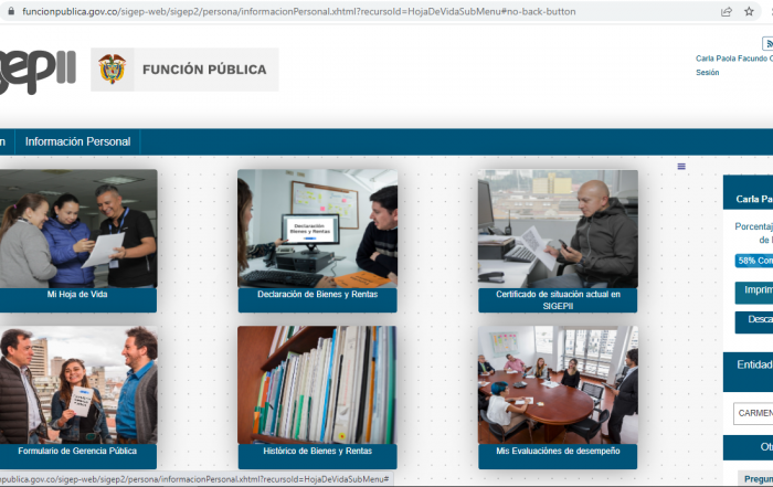 PAGINA PRINCIPAL SIGEP II