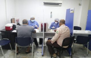 A través de ruta, se realizan pruebas de tamizajes y de electrocardiogramas.