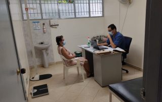 Brigada de salud en Guacirco.
