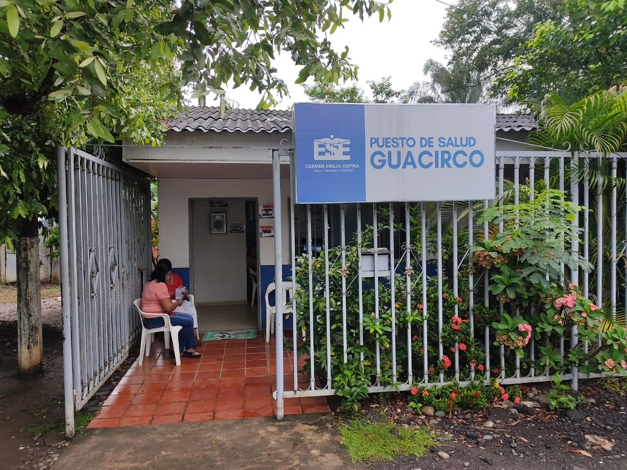 En el puesto de salud de Guacirco se llevó a cabo la brigada de salud de la ESE Carmen Emilia Ospina.