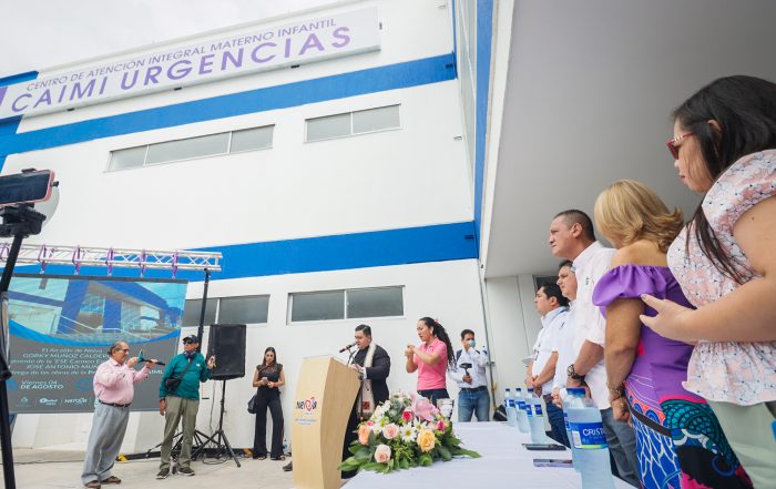 Entrega centro de salud CAIMI