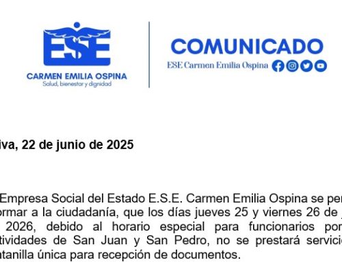 Información importante